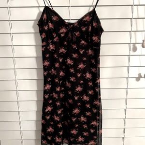 Forever 21 Black Rose Mini Dress